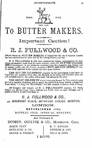 1892_R_J_Fullwood_Bu.jpg - 1892. R.J Fullwood & Co. Butter note the trademark and comments about ‘imitators’.